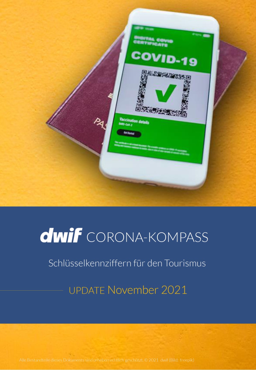 Cover dwif-Corona-Kompass Update November 2021