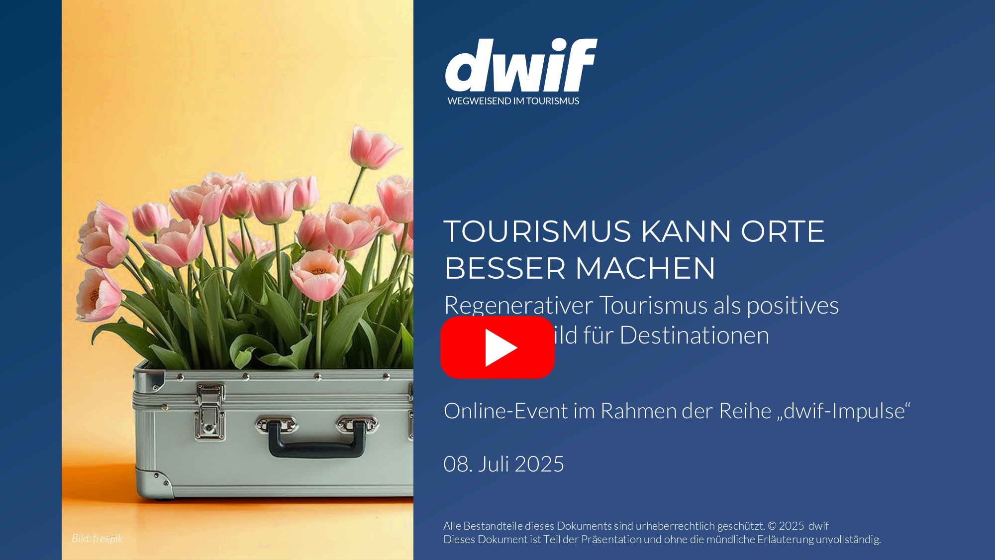 dwif-Impulse: Nachhaltigkeitsbooster Tourismus?