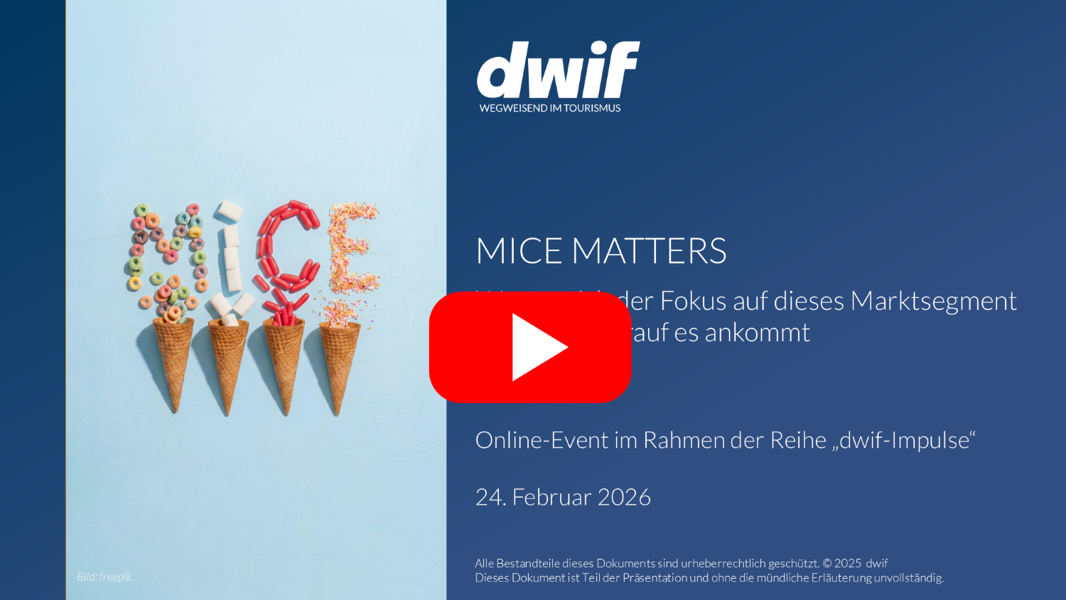 dwif-Impulse: MICE matters