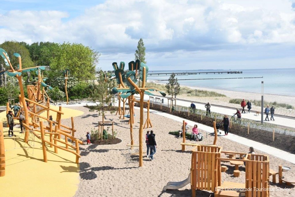 Der erste Teilabschnitt der Promenade ist fast fertig! (Bild: Großenbrode Tourismus Service)