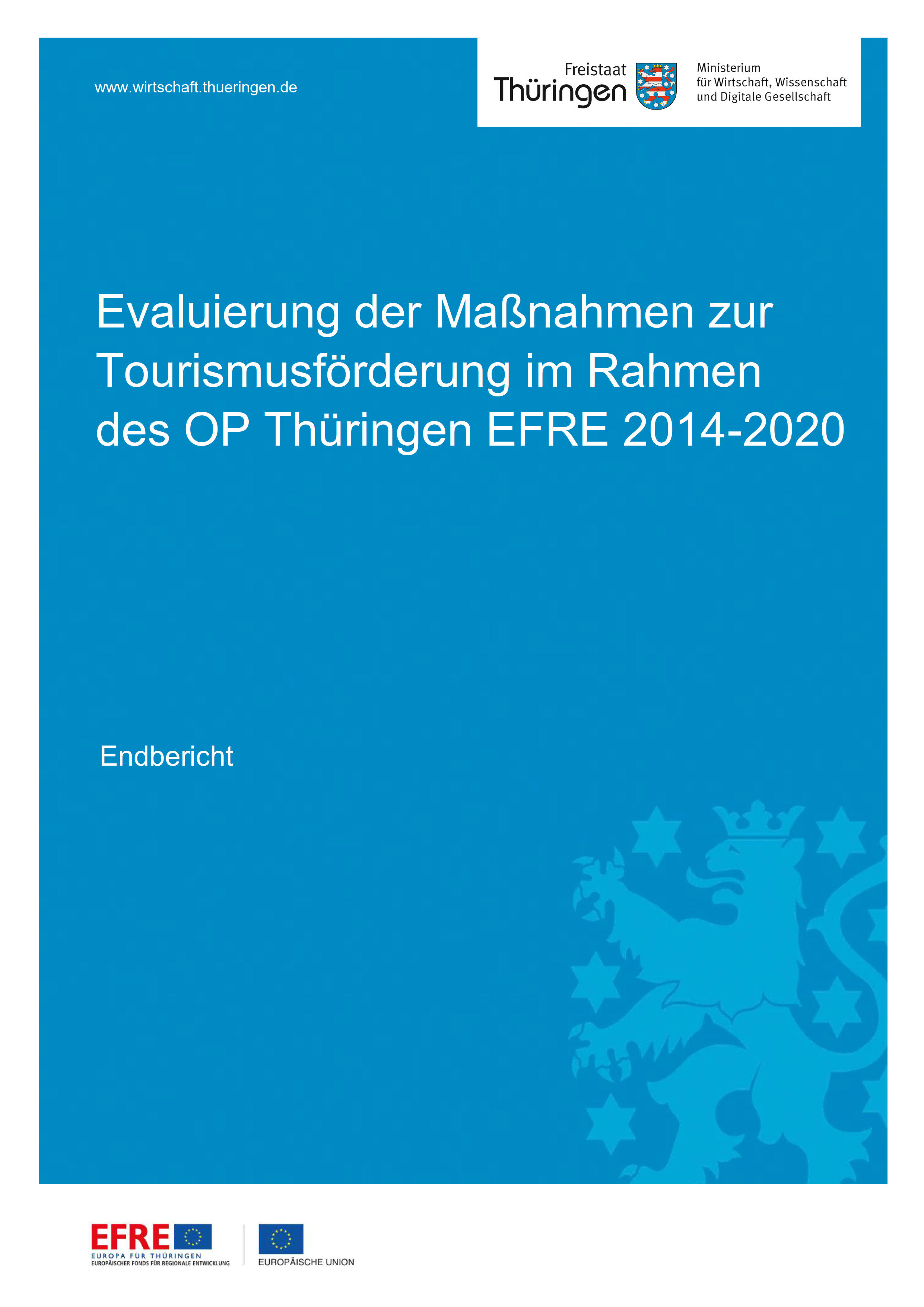 Cover Evaluation Thüringen EFRE