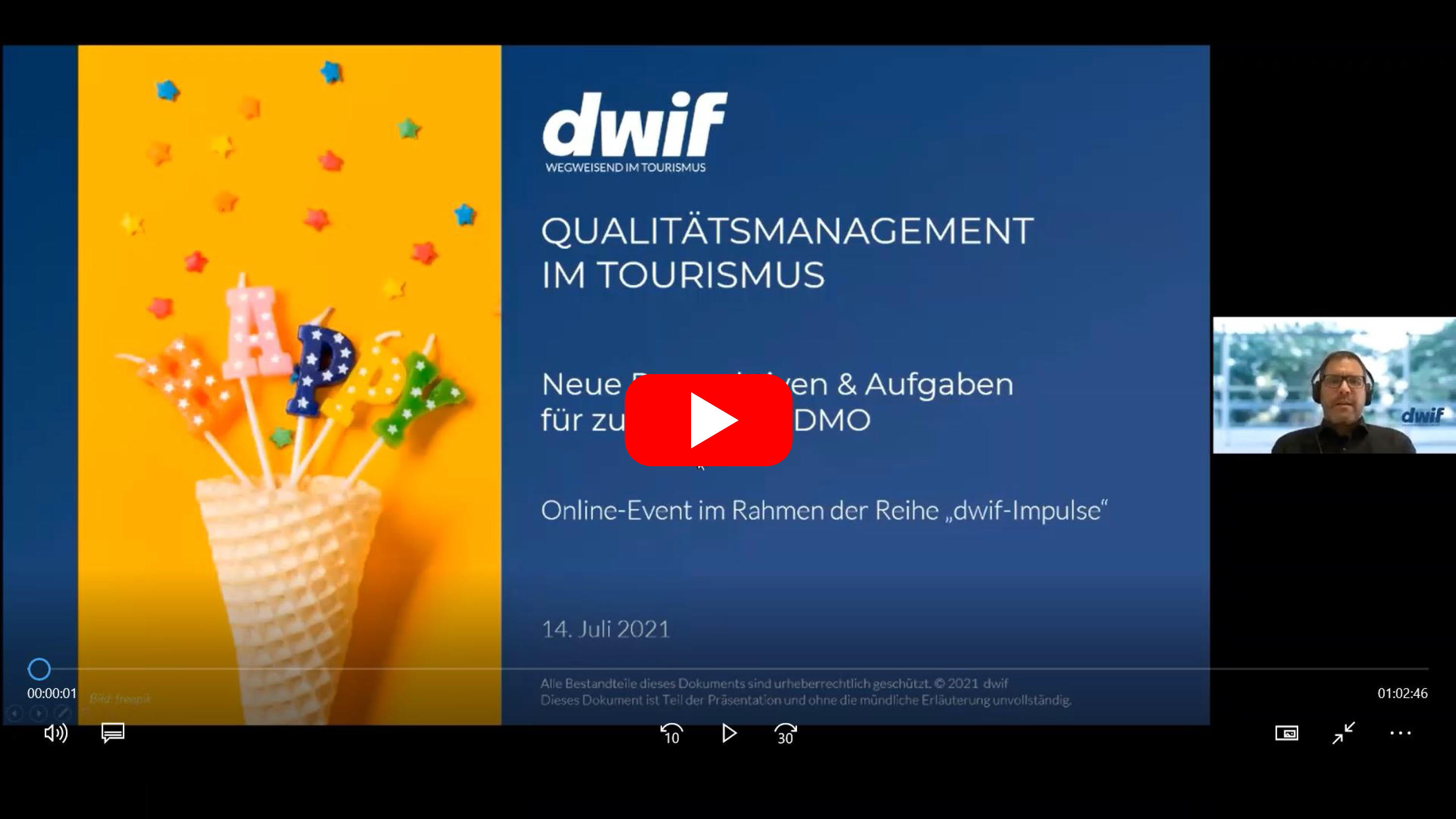 dwif-Impuls zum Qualitätsmanagement im Tourismus