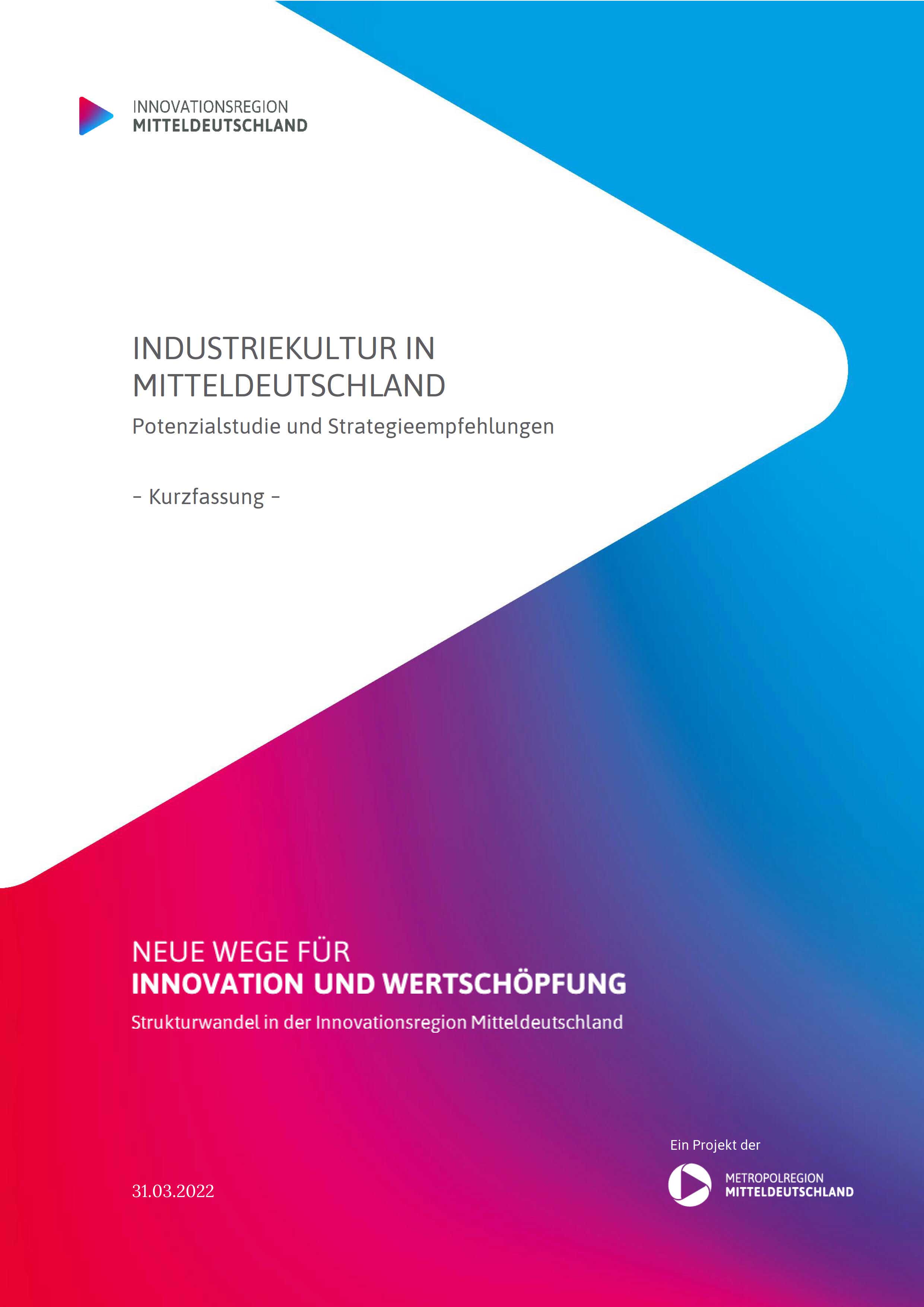 dwif-Potenzialstudie Industriekultur Mitteldeutschland
